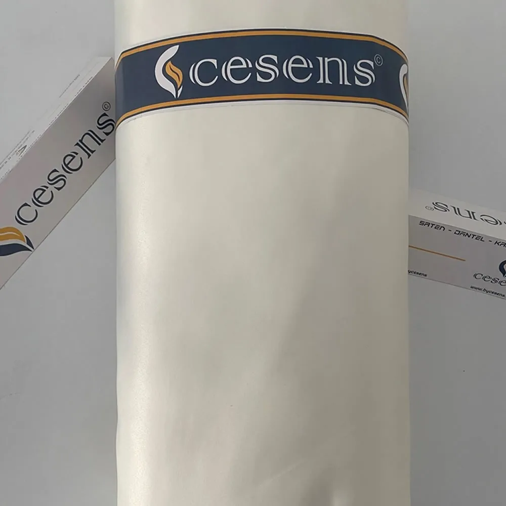 Cesens Mat Saten 220 cm (Ekru)